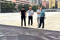 韦伟松带队推进校园重点项目建设 以硬件提质赋能校庆筹备与学校高质量发展